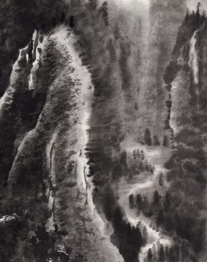 李可染《崇山烟岚》首现保利秋拍