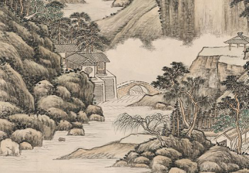 扁舟载鹤归何处 , 只在虞山黄叶村——2018西泠秋拍 《石渠宝笈三编》著录之方琮《扁舟载鹤图》赏析