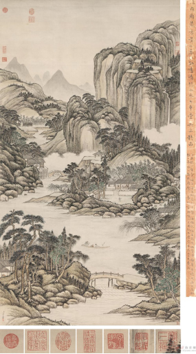扁舟载鹤归何处 , 只在虞山黄叶村——2018西泠秋拍 《石渠宝笈三编》著录之方琮《扁舟载鹤图》赏析