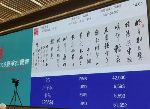  砚池翻波 翰墨飘香 ——精诚所至2018夏拍简讯