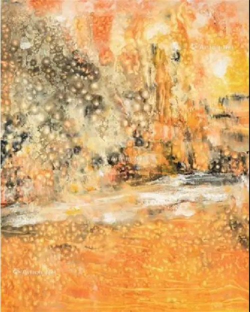 著名艺术家王华明中国新当代油画作品——《流光溢彩》在北京翰海-翰海四季（第98期）成功拍卖