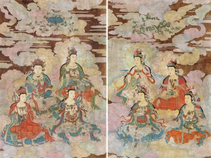 佚名 明 八大菩萨