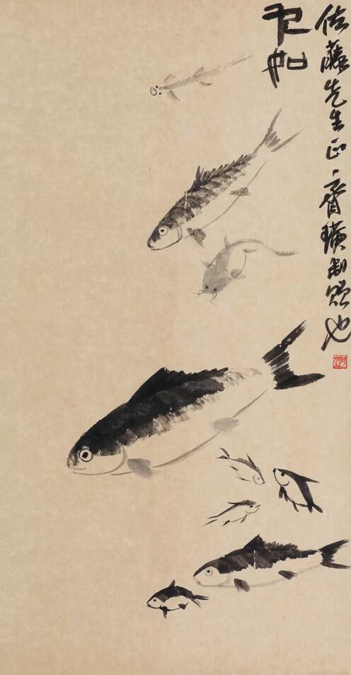 齐白石 1864-1957 九如图
