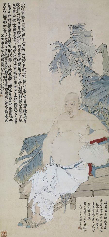 吴昌硕像