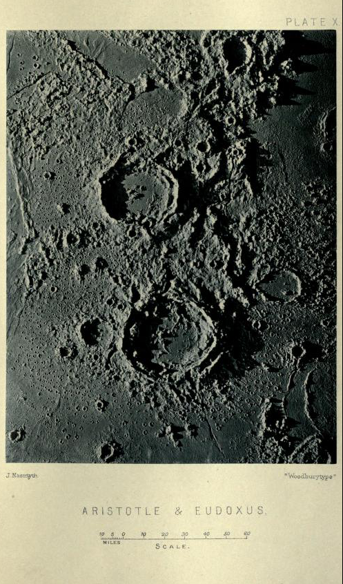 摄影集《作为行星·世界和卫星的月亮》中的图板10号