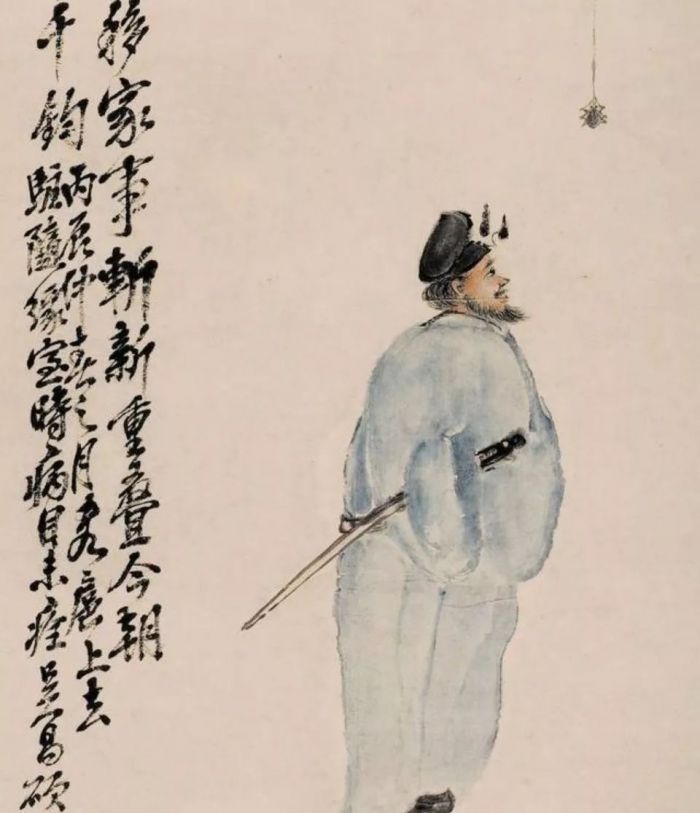 清 吴昌硕 《钟馗》