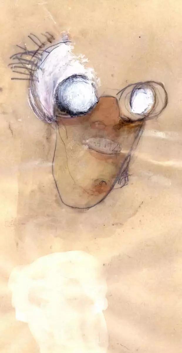 ▲罗伯特·库奇，《Il Coccodeista》（自画像与佩肯棱镜），1997，©?罗伯特·库奇，图片：艺术家、豪瑟沃斯