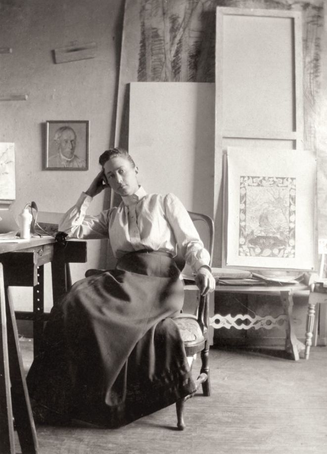 艺术家希尔马·阿夫克林特作品（Hilma af Klint）