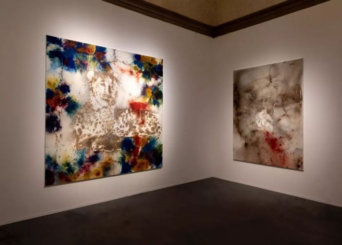 《花曲》展览现场，佛罗伦萨，2018年。蔡文悠摄，蔡工作室提供