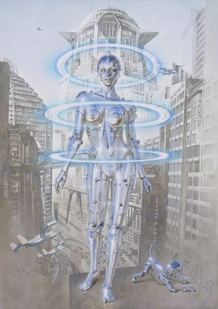 空山基的新个展“Sorayama Explosion” 致敬了《大都会》 , 东京NANZUKA画廊 2018