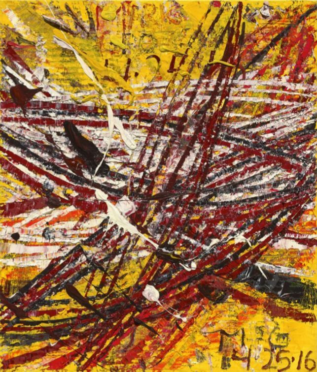 Mark Grotjahn, Untitled (New Capri XIX 47.19), 2016