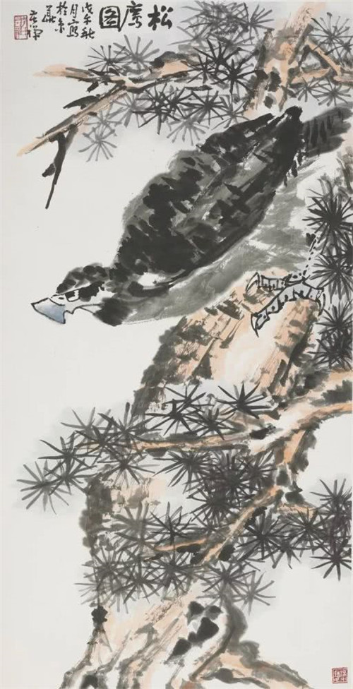 大写意花鸟画大师李苦禅为何喜欢画鹰？