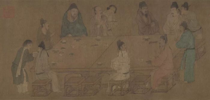 《春宴图》局部 宋代 佚名 故宫博物院藏