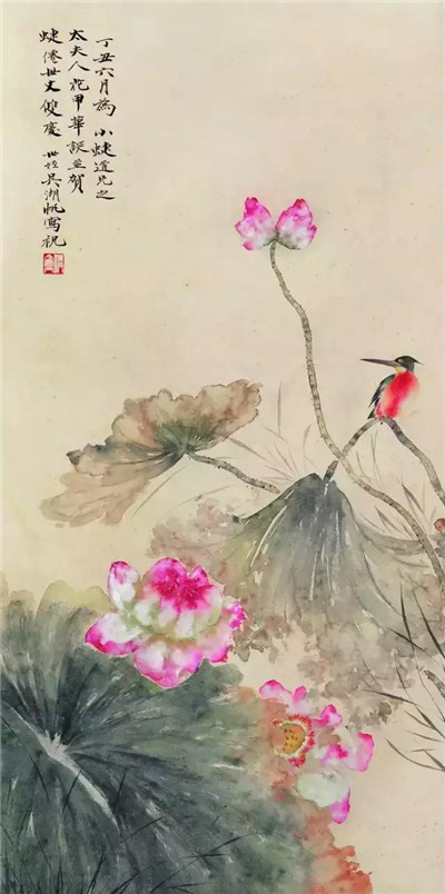吴湖帆笔下的荷花：雍容富丽 卓卓可观