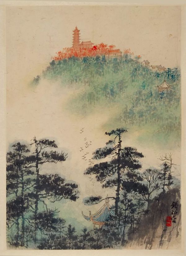 钱松喦的1950年代