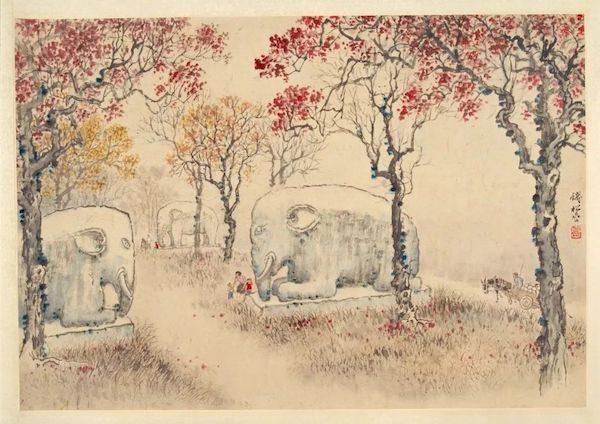 钱松喦的1950年代