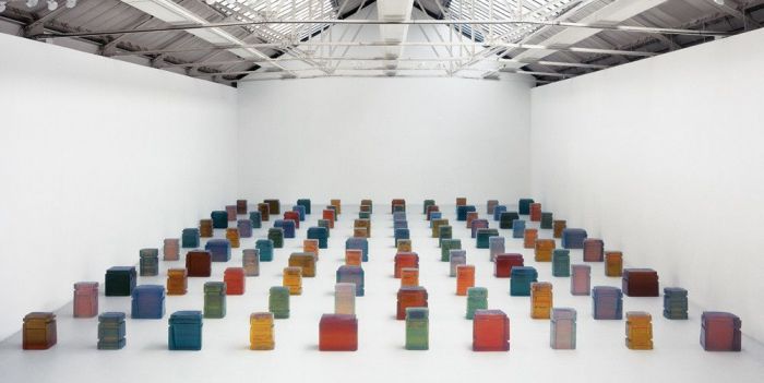 Rachel Whiteread, Untitled (One Hundred Spaces) ,1995