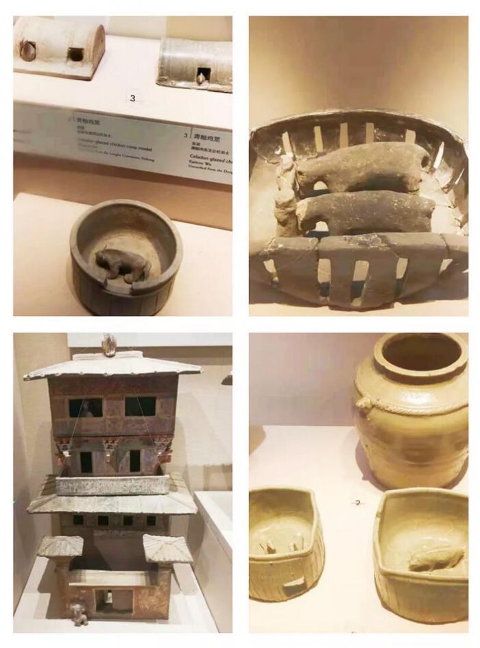 相比金银铜器展柜前的人头攒动，生活陶器展柜略显不起眼，但是在古人心目中，生活的珍贵富裕就是简简单单和自己的这些宝贝，生前身后都在一起。