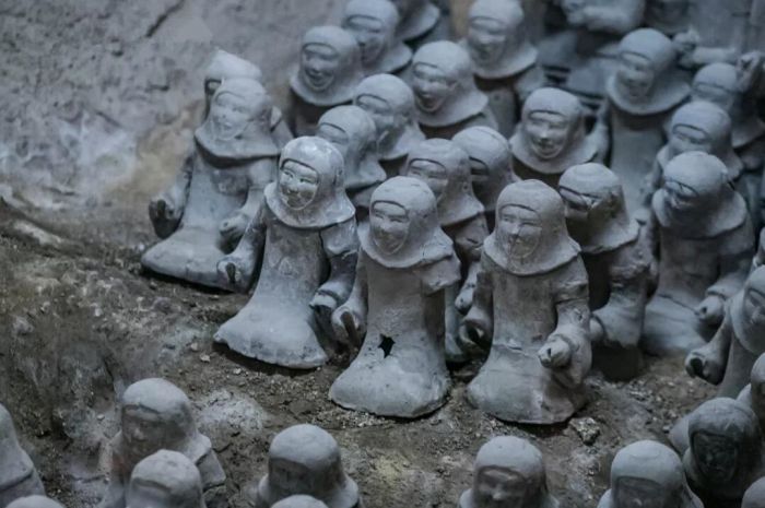 汉兵马俑狮子山楚王陵-徐州汉兵马俑博物馆藏。