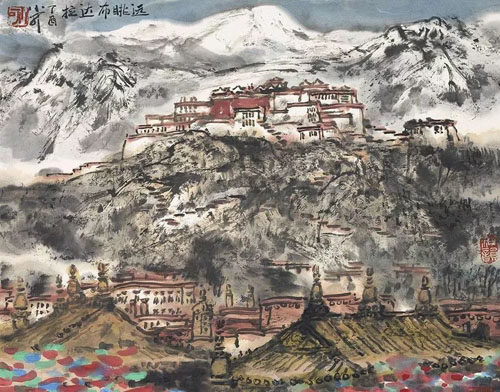   李小可 远眺布达拉