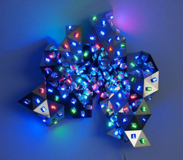 宫岛达男2010年创作的《Diamond in you 6号》，Courtesy of galleri andersson / sandström