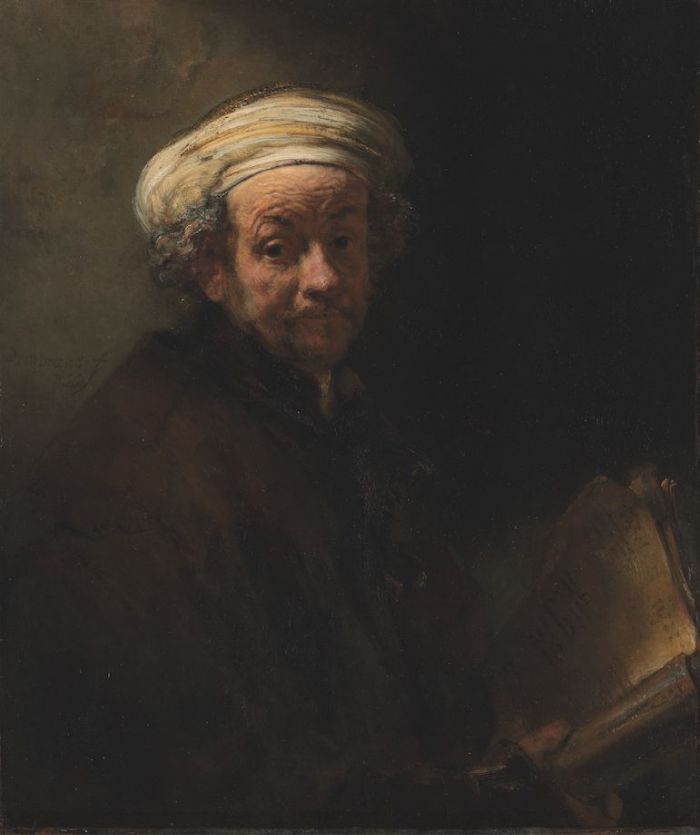 伦勃朗·凡·莱因，《扮成使徒保罗的自画像》（1661）