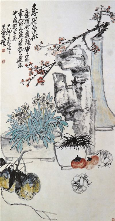 古人新年作画祈运求福——岁朝图漫谈
