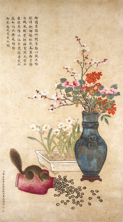 古人新年作画祈运求福——岁朝图漫谈