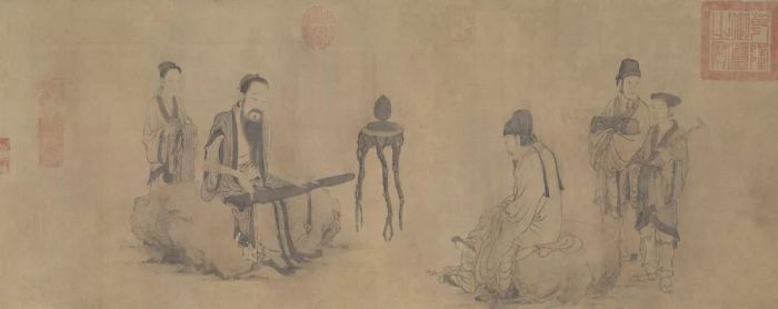 《伯牙鼓琴图》