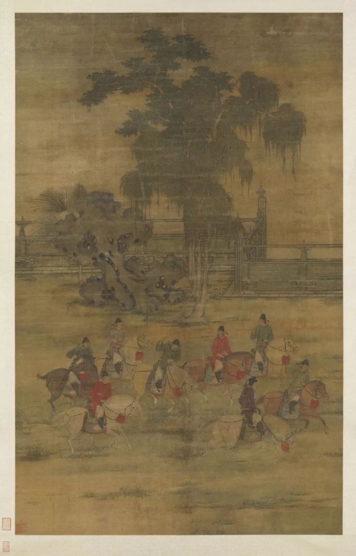 《八达游春图》