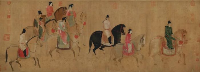 《虢国夫人游春图》