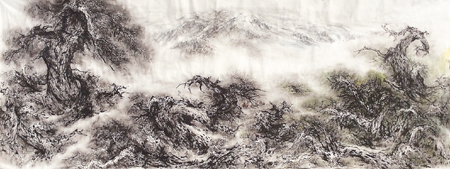 新疆画家阿童牧：百米长卷“话”新疆