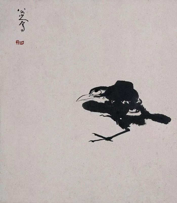  《鸟》 八大山人 清代