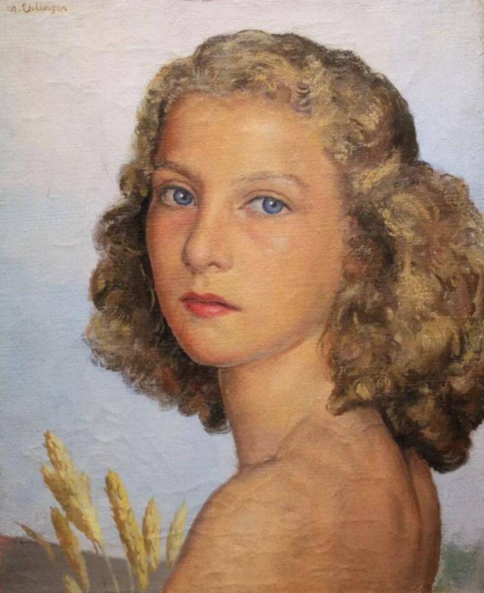 乔治.罗纳 白杨礼赞 布面油彩 19x27cm 1940年代