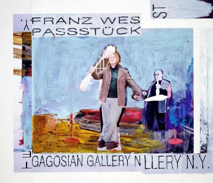 Plakatentwurf (Passstücke, Gagosian Gallery N.Y.) 2008