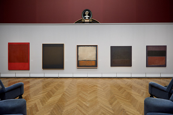 展览现场，© 1998 Kate Rothko Prizel & Christopher Rothko/Bildrecht, Wien, 2019
