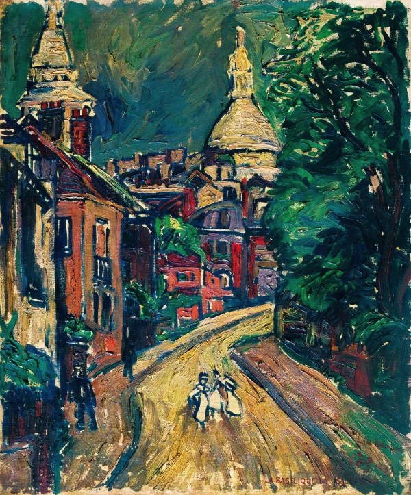 刘海粟 《巴黎圣心院》 布面油彩 73x60cm 1931年
