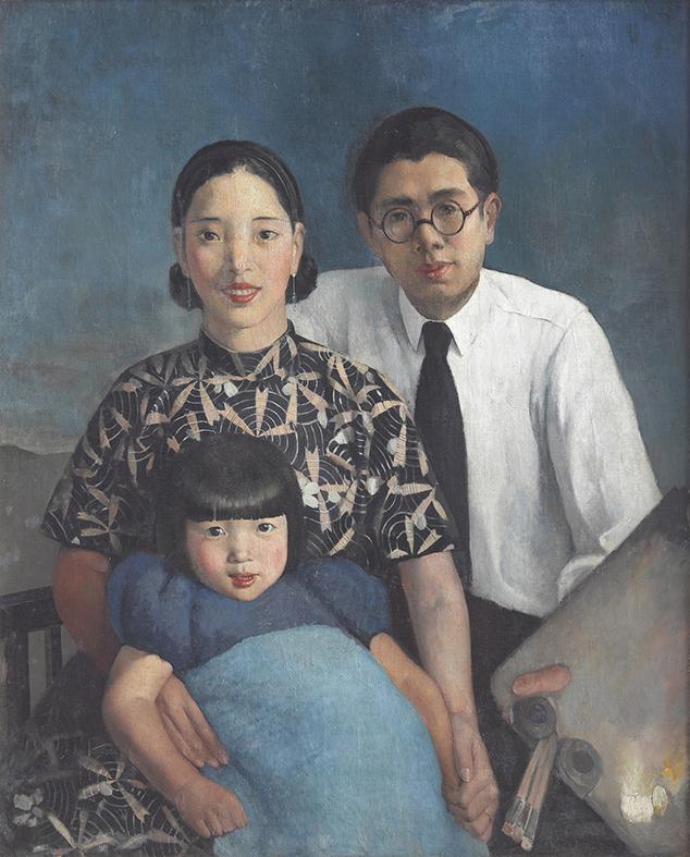 画家家庭。（图片来源：本文图片均由受访者提供）