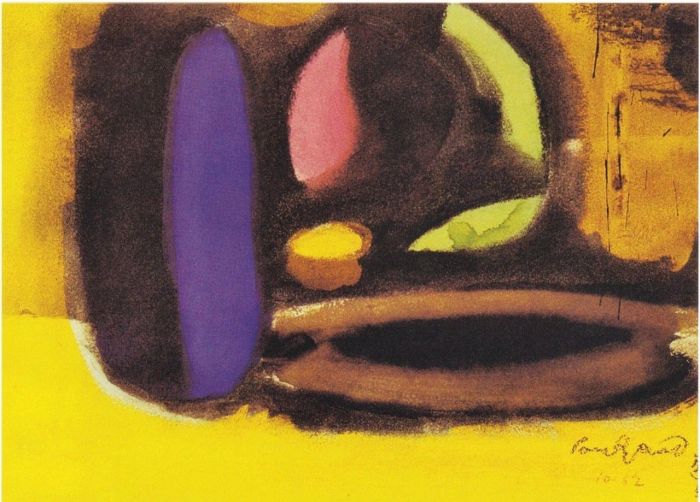 图4：水彩画，1952 年。