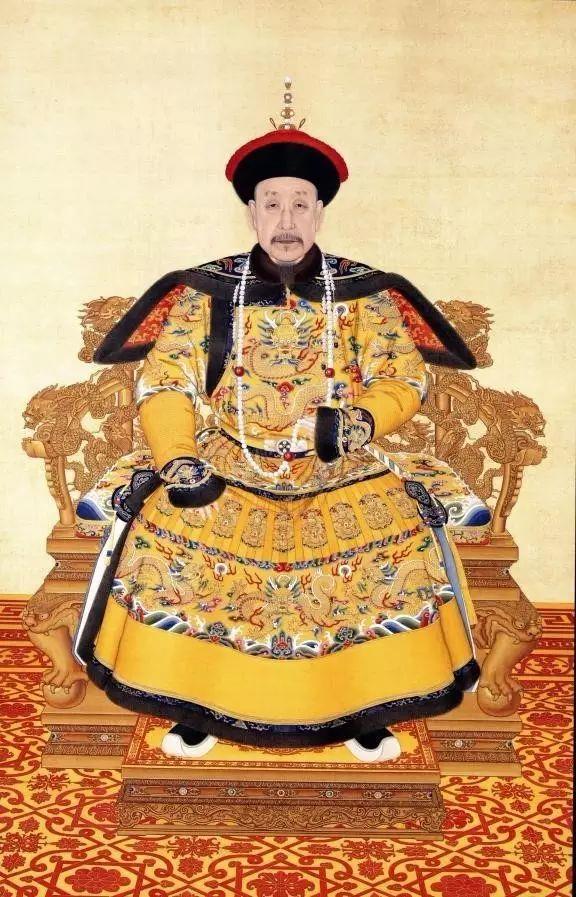▲清乾隆皇帝像 藏于故宫博物院