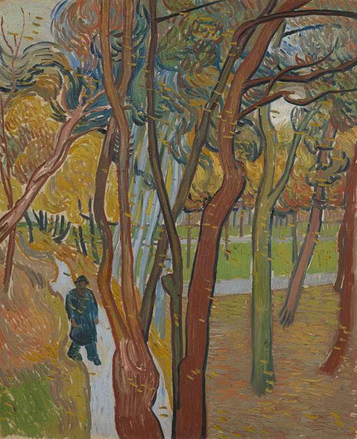 The Garden of Saint Paul’s Hospital (‘Leaf Fall’)(1889), Vincent van Gogh.Van Gogh Museum, Amsterdam (Vincent van Gogh Foundation)