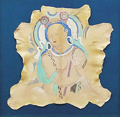 《龟兹壁画》系列之一阿孜古丽·吾甫尔