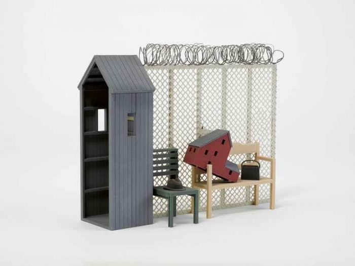 Siah Armajani,Seven Rooms of Hospitality: Room for Deportees, 2017.Photo: Cameron Wittig