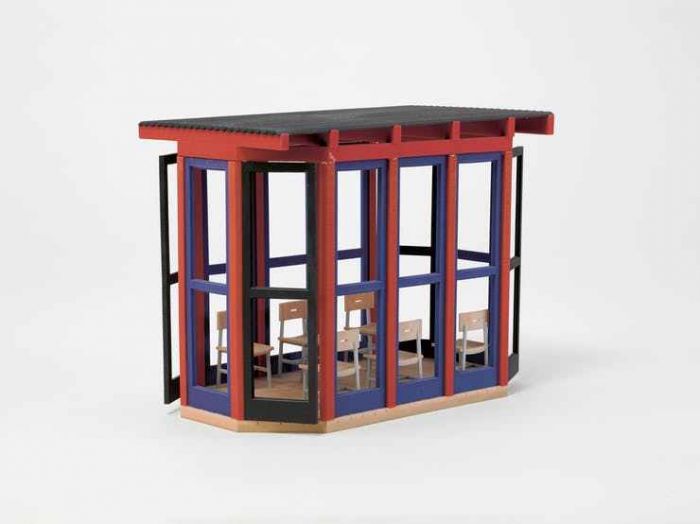Siah Armajani,Seven Rooms of Hospitality: Waiting Room for Refugees, 2017. Photo: Cameron Wittig