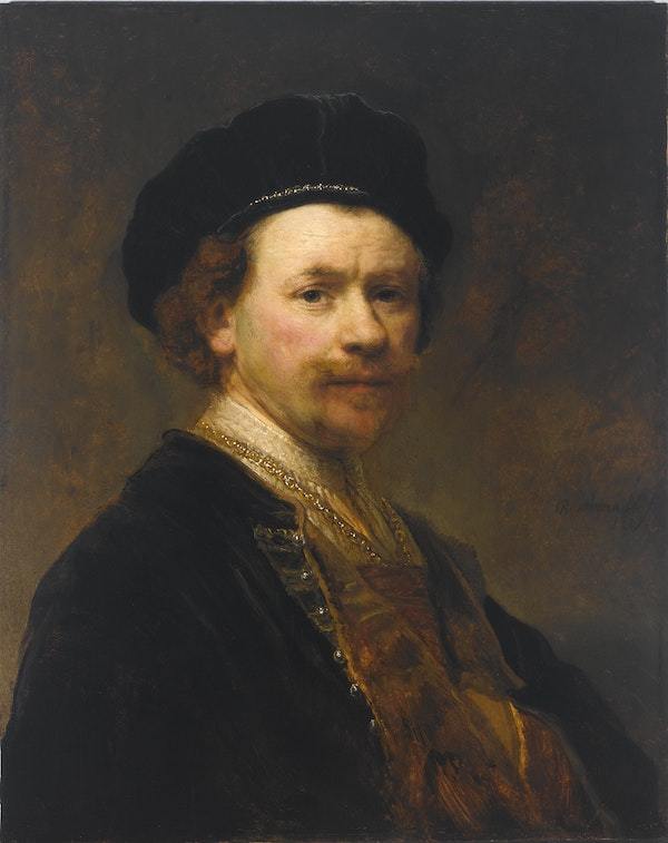 伦勃朗·范·莱因《自画像》（Self-Portrait），约1636–1638