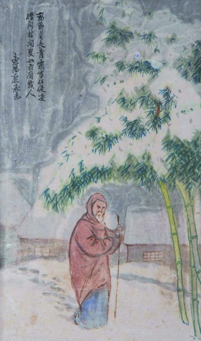 “雪竹图”是身陷囹圄的廖承志的精神寄托