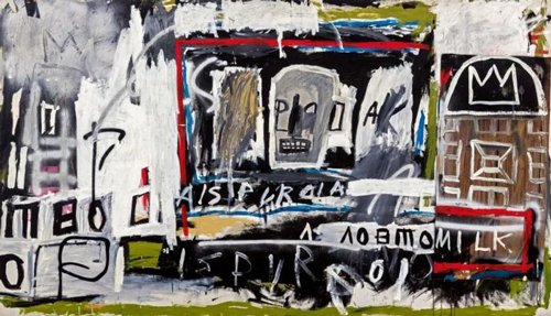 让·米歇尔·巴斯奎特 (jean-michel basquiat) 《纽约,纽约》,1981年