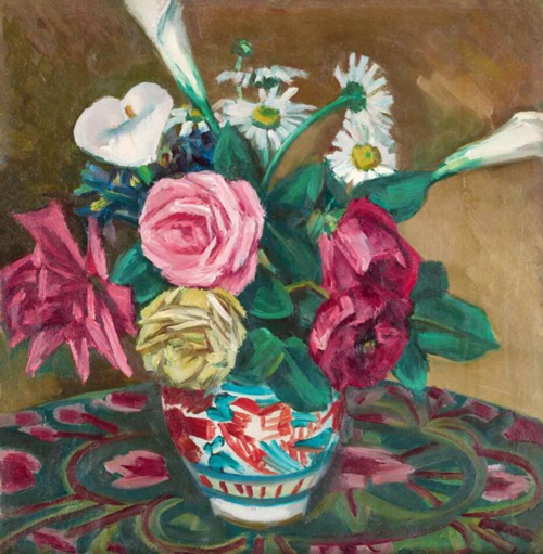 倪贻德 暗香 1960年代   布面 油画  45.5×44 cm 成交价：RMB 5,750,000