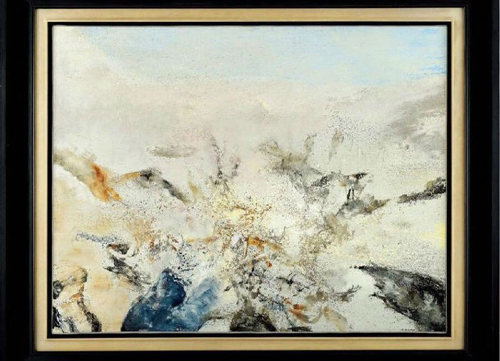 赵无极，《16.9.91》，1991年作，布面油画，114×146cm。成交价：2530万元