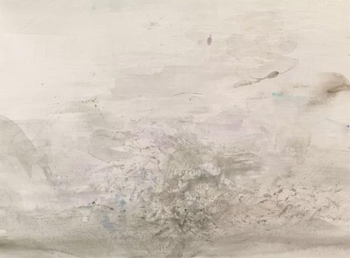  赵无极（中国/法国，1920-2013） 《无题》 水彩 纸本 54.5 x 74.2 cm. 1961年作  估价：人民币 600,000 - 800,000 成交价：人民币 720,000